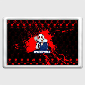 Магнит 45*70 с принтом UNDERTALE. в Белгороде, Пластик | Размер: 78*52 мм; Размер печати: 70*45 | asriel dreemurr | chara | frisk | sans | undertale | азриэль дримурр | андертейл | андрайн | гастер | меттатон | санс | фриск | чара