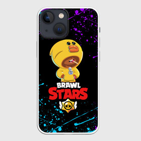 Чехол для iPhone 13 mini с принтом BRAWL STARS SALLY LEON в Белгороде,  |  | brawl stars | crow | leon | leon shark | sally leon | shark | stars | акула | берли | ворон | леон | леон акула | спайк | эль примо