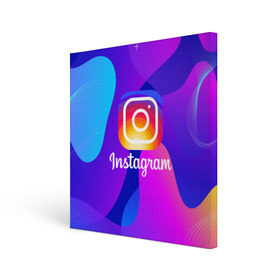 Холст квадратный с принтом Instagram Exclusive в Белгороде, 100% ПВХ |  | insta | instagram | instagramm | social | видео | инста | инстаграм | инстаграмм | приложение | социальная сеть | фото