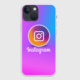 Чехол для iPhone 13 mini с принтом INSTAGRAM в Белгороде,  |  | insta | instagram | instagramm | social | видео | инста | инстаграм | инстаграмм | приложение | социальная сеть | фото