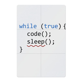 Магнитный плакат 2Х3 с принтом Code - sleep в Белгороде, Полимерный материал с магнитным слоем | 6 деталей размером 9*9 см | c | c++ | code | coder | computer | hacker | java | programm | tag | жизнь | код | кодер | программа | программист | сон | хакер | хочу спать