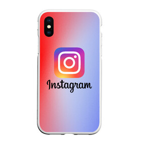 Чехол для iPhone XS Max матовый с принтом INSTAGRAM в Белгороде, Силикон | Область печати: задняя сторона чехла, без боковых панелей | insta | instagram | instagramm | social | видео | инста | инстаграм | инстаграмм | приложение | социальная сеть | фото