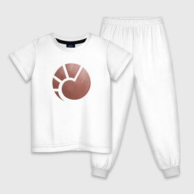 Детская пижама хлопок с принтом MINMATAR в Белгороде, 100% хлопок |  брюки и футболка прямого кроя, без карманов, на брюках мягкая резинка на поясе и по низу штанин
 | eve | eve online | minmatar | игры | минматар | эмблема