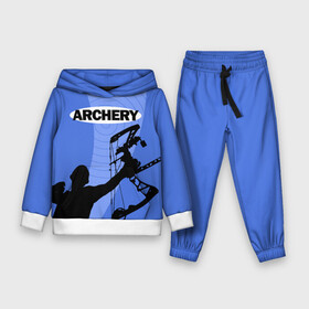 Детский костюм 3D (с толстовкой) с принтом Archery в Белгороде,  |  | archer | archery | bow | bow hunter | bowhunter | лук | лучник | стрельба из лука