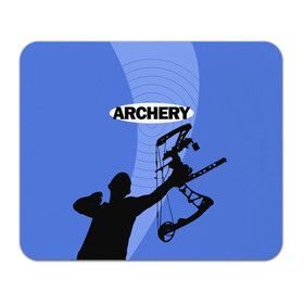 Коврик для мышки прямоугольный с принтом Archery в Белгороде, натуральный каучук | размер 230 х 185 мм; запечатка лицевой стороны | archer | archery | bow | bow hunter | bowhunter | лук | лучник | стрельба из лука
