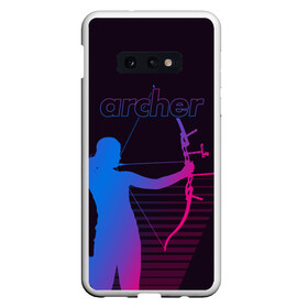 Чехол для Samsung S10E с принтом Archer в Белгороде, Силикон | Область печати: задняя сторона чехла, без боковых панелей | archer | archery | bow | bow hunter | bowhunter | лук | лучник | стрельба из лука