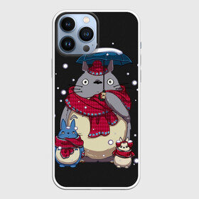 Чехол для iPhone 13 Pro Max с принтом My Neighbor Totoro зонт от снега в Белгороде,  |  | anime | hayao miyazaki | japanese | meme | miyazaki | piano | studio ghibli | tokyo | totoro | гибли | котобус | мой | сосед | сусуватари | тонари | тоторо | хаяо миядзаки