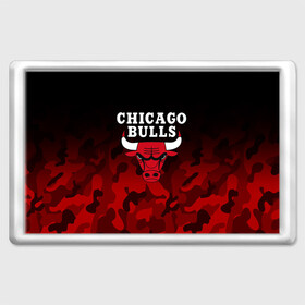 Магнит 45*70 с принтом CHICAGO BULLS | ЧИКАГО БУЛЛС в Белгороде, Пластик | Размер: 78*52 мм; Размер печати: 70*45 | bulls | chicago | chicago bulls | nba | red bulls | usa | америка | быки | нба | сша | чикаго буллс