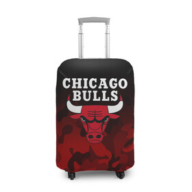 Чехол для чемодана 3D с принтом CHICAGO BULLS | ЧИКАГО БУЛЛС в Белгороде, 86% полиэфир, 14% спандекс | двустороннее нанесение принта, прорези для ручек и колес | bulls | chicago | chicago bulls | nba | red bulls | usa | америка | быки | нба | сша | чикаго буллс