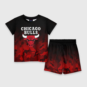 Детский костюм с шортами 3D с принтом CHICAGO BULLS  ЧИКАГО БУЛЛС в Белгороде,  |  | bulls | chicago | chicago bulls | nba | red bulls | usa | америка | быки | нба | сша | чикаго буллс