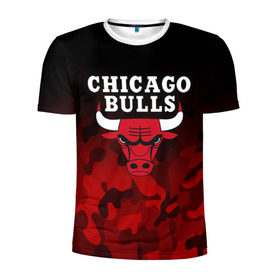 Мужская футболка 3D спортивная с принтом CHICAGO BULLS | ЧИКАГО БУЛЛС в Белгороде, 100% полиэстер с улучшенными характеристиками | приталенный силуэт, круглая горловина, широкие плечи, сужается к линии бедра | bulls | chicago | chicago bulls | nba | red bulls | usa | америка | быки | нба | сша | чикаго буллс