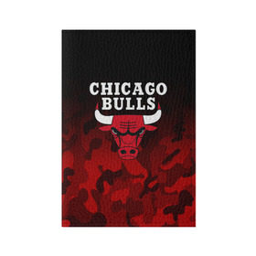 Обложка для паспорта матовая кожа с принтом CHICAGO BULLS | ЧИКАГО БУЛЛС в Белгороде, натуральная матовая кожа | размер 19,3 х 13,7 см; прозрачные пластиковые крепления | Тематика изображения на принте: bulls | chicago | chicago bulls | nba | red bulls | usa | америка | быки | нба | сша | чикаго буллс