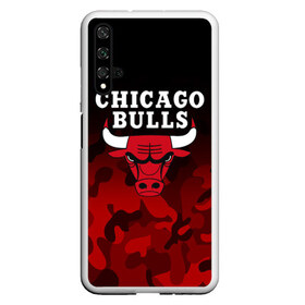 Чехол для Honor 20 с принтом CHICAGO BULLS в Белгороде, Силикон | Область печати: задняя сторона чехла, без боковых панелей | Тематика изображения на принте: bulls | chicago | chicago bulls | nba | red bulls | usa | америка | быки | нба | сша | чикаго буллс