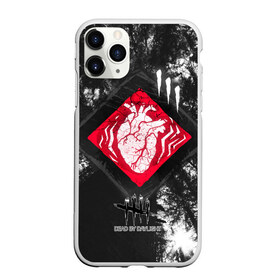 Чехол для iPhone 11 Pro Max матовый с принтом DBD - beating heart в Белгороде, Силикон |  | daylight | dead | game | horror | logo | survival | игра | лес | лого | хоррор
