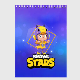 Скетчбук с принтом Brawl Stars Bea в Белгороде, 100% бумага
 | 48 листов, плотность листов — 100 г/м2, плотность картонной обложки — 250 г/м2. Листы скреплены сверху удобной пружинной спиралью | bo | brawl | brock | bull | colt | dynamike | elprimo | jessie | leon | moba | nita | shelly | stars | бо | брок | булл | джесси | динамайк | кольт | леон | нита | шелли | эльпримо