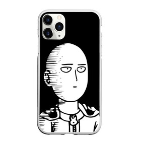 Чехол для iPhone 11 Pro Max матовый с принтом ONE-PUNCH MAN в Белгороде, Силикон |  | one punch man | onepunchman | oppai | saitama | ван панч мен | ванпанчмен | макото миядзаки | сайтама | человек один удар