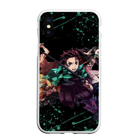 Чехол для iPhone XS Max матовый с принтом DEMON SLAYER KIMETSU NO YAIBA КЛИНОК РАССЕКАЮЩИЙ ДЕМОНОВ в Белгороде, Силикон | Область печати: задняя сторона чехла, без боковых панелей | demon slayer | kimetsu no yaiba | nezuko | shinobu | slayer | tanjiro | zenitsu | гию томиока | зенитсу | зенитцу | иноске хашибира | клинок рассекающий демонов | незуко | танджиро | шинобу кочо