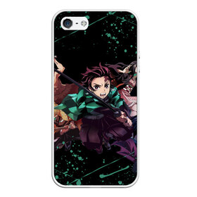 Чехол для iPhone 5/5S матовый с принтом DEMON SLAYER KIMETSU NO YAIBA КЛИНОК РАССЕКАЮЩИЙ ДЕМОНОВ в Белгороде, Силикон | Область печати: задняя сторона чехла, без боковых панелей | demon slayer | kimetsu no yaiba | nezuko | shinobu | slayer | tanjiro | zenitsu | гию томиока | зенитсу | зенитцу | иноске хашибира | клинок рассекающий демонов | незуко | танджиро | шинобу кочо