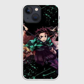 Чехол для iPhone 13 mini с принтом Персонажи Demon Slayer в Белгороде,  |  | demon slayer | kimetsu no yaiba | nezuko | shinobu | slayer | tanjiro | zenitsu | гию томиока | зенитсу | зенитцу | иноске хашибира | клинок рассекающий демонов | незуко | танджиро | шинобу кочо