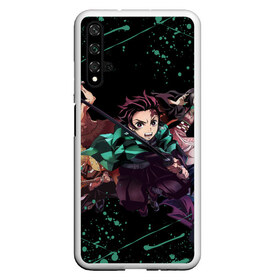 Чехол для Honor 20 с принтом DEMON SLAYER KIMETSU NO YAIBA КЛИНОК РАССЕКАЮЩИЙ ДЕМОНОВ в Белгороде, Силикон | Область печати: задняя сторона чехла, без боковых панелей | Тематика изображения на принте: demon slayer | kimetsu no yaiba | nezuko | shinobu | slayer | tanjiro | zenitsu | гию томиока | зенитсу | зенитцу | иноске хашибира | клинок рассекающий демонов | незуко | танджиро | шинобу кочо