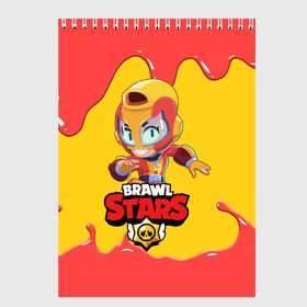 Скетчбук с принтом BRAWL STARS MAX в Белгороде, 100% бумага
 | 48 листов, плотность листов — 100 г/м2, плотность картонной обложки — 250 г/м2. Листы скреплены сверху удобной пружинной спиралью | bib | brawl stars | bull | colt | crow | leon | leon shark | max | moba | sally leon | shark | акула | берли | биби | бравл старс | ворон | жанр | игра | кольт | леон | леон акула | макс | нита | спайк | шелли