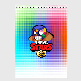 Скетчбук с принтом BRAWL STARS EL PRIMO в Белгороде, 100% бумага
 | 48 листов, плотность листов — 100 г/м2, плотность картонной обложки — 250 г/м2. Листы скреплены сверху удобной пружинной спиралью | bibi | brawl stars | brock | bull | crow | dinomike | el primo | leon | mobile game | nita | poko | ricochet | stars | tara | бравл старс | ворон | леон | мобильные игры