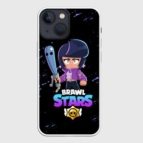 Чехол для iPhone 13 mini с принтом BRAWL STARS BIBI. в Белгороде,  |  | bib | brawl stars | bull | colt | crow | leon | leon shark | max | moba | sally leon | shark | акула | берли | биби | бравл старс | ворон | жанр | игра | кольт | леон | леон акула | макс | нита | спайк | шелли