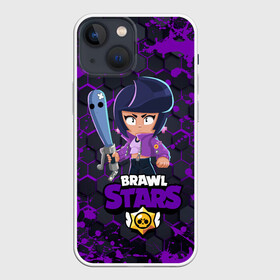 Чехол для iPhone 13 mini с принтом BRAWL STARS BIBI. в Белгороде,  |  | bib | brawl stars | bull | colt | crow | leon | leon shark | max | moba | sally leon | shark | акула | берли | биби | бравл старс | ворон | жанр | игра | кольт | леон | леон акула | макс | нита | спайк | шелли