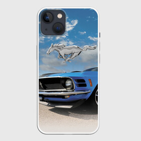 Чехол для iPhone 13 с принтом Mustang в Белгороде,  |  | car | hoofs | horse | jump | mane | motorsport | mustang | power | race | sky | tail | usa | автомобиль | автоспорт | гонка | грива | копыта | лошадь | мощь | мустанг | небо | облака | скачка | сша | хвост