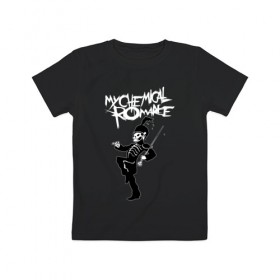 Детская футболка хлопок с принтом My Chemical RomanceРО в Белгороде, 100% хлопок | круглый вырез горловины, полуприлегающий силуэт, длина до линии бедер | music | my chemical romance | rock | боб брайар | джеймс дьюис | джерард уэи | майки уэи | музыка | рок | рэй торо | фрэнк айеро