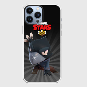 Чехол для iPhone 13 Pro Max с принтом Brawl Stars Crow в Белгороде,  |  | Тематика изображения на принте: brawl stars | bull | colt | crow | leon | leon shark | shark | stars | акула | берли | ворон | динамайк | кольт | леон | леон акула | нита | спайк | шелли | эль примо