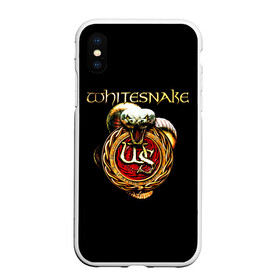 Чехол для iPhone XS Max матовый с принтом Whitesnake в Белгороде, Силикон | Область печати: задняя сторона чехла, без боковых панелей | blues rockglam metalheavy metal | david coverdale | hard rock | whitesnake | белая змея | блюз рок | глэм метал | дэвид ковердэйл | змея | хард рок | хеви метал