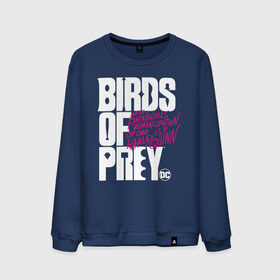 Мужской свитшот хлопок с принтом Birds of Prey logo в Белгороде, 100% хлопок |  | birds of prey | harley quinn | марго робби | потрясающая история харли квин | харли квин | хищные птицы