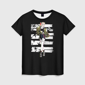 Женская футболка 3D с принтом Harley Quinn в Белгороде, 100% полиэфир ( синтетическое хлопкоподобное полотно) | прямой крой, круглый вырез горловины, длина до линии бедер | birds of prey | harley quinn | марго робби | потрясающая история харли квин | харли квин | хищные птицы