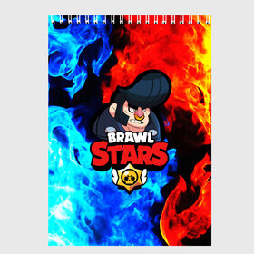 Скетчбук с принтом BRAWL STARS BULL в Белгороде, 100% бумага
 | 48 листов, плотность листов — 100 г/м2, плотность картонной обложки — 250 г/м2. Листы скреплены сверху удобной пружинной спиралью | bibi | brawl stars | brock | bull | crow | dinomike | el primo | leon | mobile game | nita | poko | ricochet | stars | tara | бравл старс | ворон | леон | мобильные игры