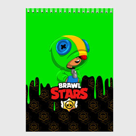 Скетчбук с принтом BRAWL STARS LEON в Белгороде, 100% бумага
 | 48 листов, плотность листов — 100 г/м2, плотность картонной обложки — 250 г/м2. Листы скреплены сверху удобной пружинной спиралью | bib | brawl stars | colt | crow | el brown | leon | leon shark | max | moba | sally leon | shark | акула | берли | биби | бравл старс | браун | ворон | жанр | игра | кольт | леон | леон акула | макс | нита | шелли