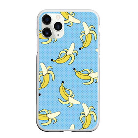 Чехол для iPhone 11 Pro матовый с принтом Banana art в Белгороде, Силикон |  | banana | pop art | банан | бананы | поп арт