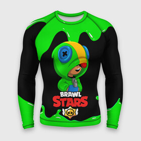 Мужской рашгард 3D с принтом BRAWL STARS LEON. в Белгороде,  |  | bib | brawl stars | colt | crow | el brown | leon | leon shark | max | moba | sally leon | shark | акула | берли | биби | бравл старс | браун | ворон | жанр | игра | кольт | леон | леон акула | макс | нита | шелли