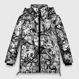 Женская зимняя куртка 3D с принтом Ахегао с щупальцами в Белгороде, верх — 100% полиэстер; подкладка — 100% полиэстер; утеплитель — 100% полиэстер | длина ниже бедра, силуэт Оверсайз. Есть воротник-стойка, отстегивающийся капюшон и ветрозащитная планка. 

Боковые карманы с листочкой на кнопках и внутренний карман на молнии | ahegao | anime | manga | tentacle | аниме | ахегао | коллаж | манга | паттерн | тентакли | щупальца