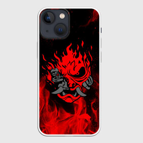 Чехол для iPhone 13 mini с принтом CYBERPUNK 2077 KEANU REEVES в Белгороде,  |  | bright | cd project red | cyberpunk 2077 | fire | flame | heat | keanu reeves | light | samurai | wildfire | искры | киану ривз | киберпанк 2077 | огненный | огонь | пламя | пожар | самураи