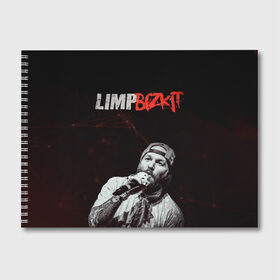 Альбом для рисования с принтом Limp Bizkit в Белгороде, 100% бумага
 | матовая бумага, плотность 200 мг. | limp bizkit | лимп бискит | музыка | рок