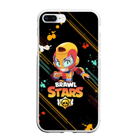 Чехол для iPhone 7Plus/8 Plus матовый с принтом BRAWL STARS MAX в Белгороде, Силикон | Область печати: задняя сторона чехла, без боковых панелей | bib | brawl stars | colt | crow | el brown | leon | leon shark | max | moba | sally leon | shark | акула | берли | биби | бравл старс | браун | ворон | жанр | игра | кольт | леон | леон акула | макс | нита | шелли