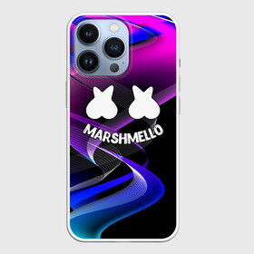 Чехол для iPhone 13 Pro с принтом МАРШМЕЛЛОУ в Белгороде,  |  | christopher comstock | club | dj | marshmello | music | диджей | клубная музыка | клубняк | крис комсток | маршмеллоу | музыка