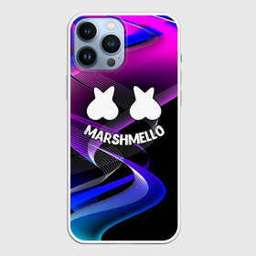 Чехол для iPhone 13 Pro Max с принтом МАРШМЕЛЛОУ в Белгороде,  |  | christopher comstock | club | dj | marshmello | music | диджей | клубная музыка | клубняк | крис комсток | маршмеллоу | музыка