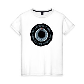 Женская футболка хлопок с принтом SNAKE TIME в Белгороде, 100% хлопок | прямой крой, круглый вырез горловины, длина до линии бедер, слегка спущенное плечо | cyborg_snake | rick and morty | snakes | space snake | vdgerir | рик и морти
