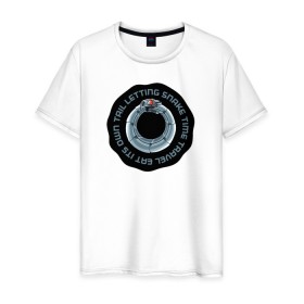 Мужская футболка хлопок с принтом SNAKE TIME в Белгороде, 100% хлопок | прямой крой, круглый вырез горловины, длина до линии бедер, слегка спущенное плечо. | cyborg_snake | rick and morty | snakes | space snake | vdgerir | рик и морти