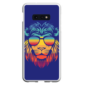 Чехол для Samsung S10E с принтом LION#2 в Белгороде, Силикон | Область печати: задняя сторона чехла, без боковых панелей | art | lion | vector | арт | вектор | животные | иллюстратор | кошка | краски | лев | рисунок | царь