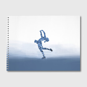 Альбом для рисования с принтом Фигурное катание в Белгороде, 100% бумага
 | матовая бумага, плотность 200 мг. | Тематика изображения на принте: figure skating | коньки | конькобежный спорт | фигурное катание