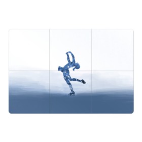 Магнитный плакат 3Х2 с принтом Фигурное катание в Белгороде, Полимерный материал с магнитным слоем | 6 деталей размером 9*9 см | Тематика изображения на принте: figure skating | коньки | конькобежный спорт | фигурное катание