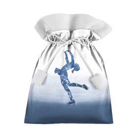 Подарочный 3D мешок с принтом Фигурное катание в Белгороде, 100% полиэстер | Размер: 29*39 см | figure skating | коньки | конькобежный спорт | фигурное катание